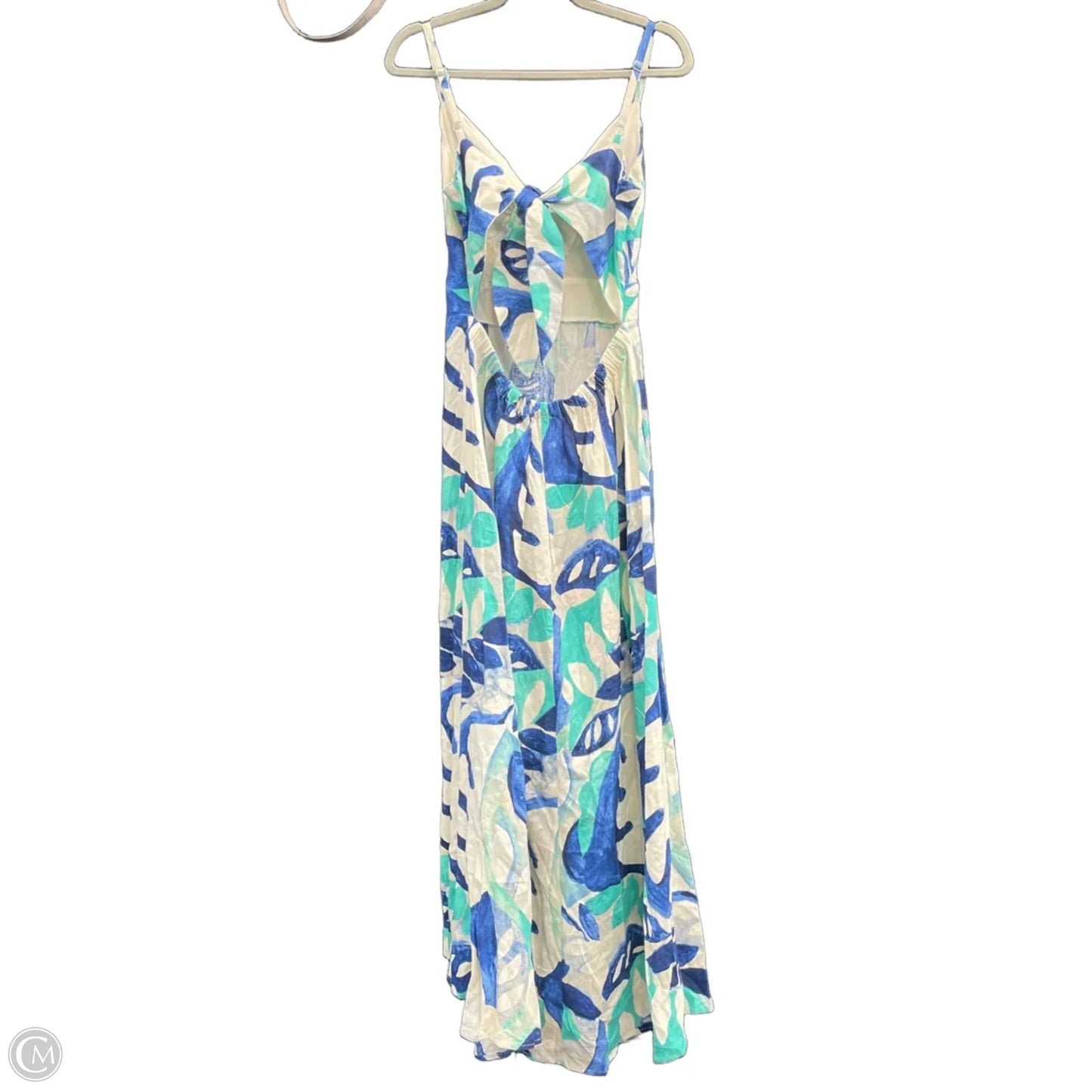 Dress Casual Midi By 1.state In Blue & Cream, Size: M