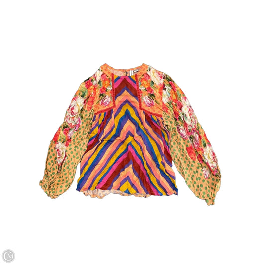 Blouse Long Sleeve By Blank London In Multi-colored, Size: Sp