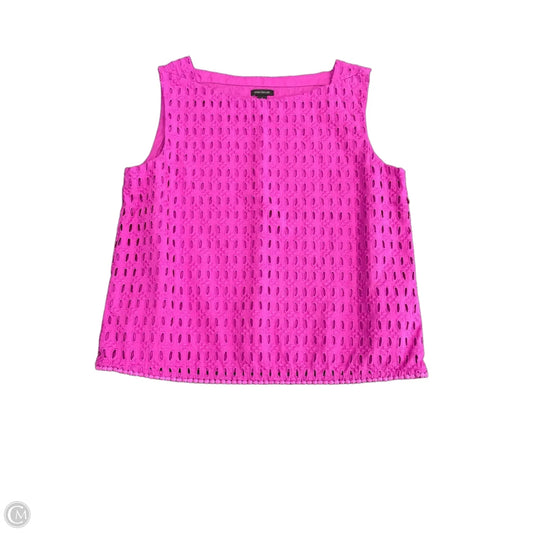 Top Sleeveless By Ann Taylor In Purple, Size: S