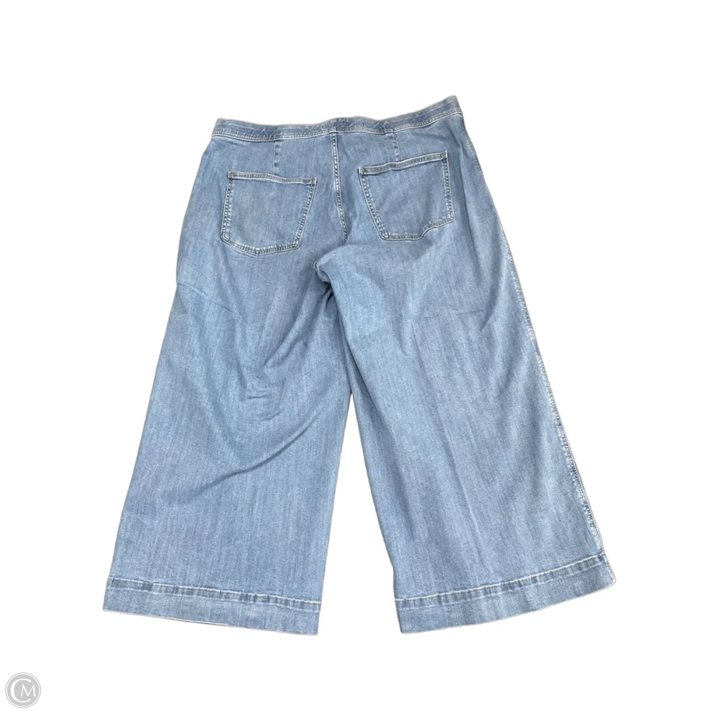 Jeans Wide Leg By Ava & Viv In Blue Denim, Size: 20