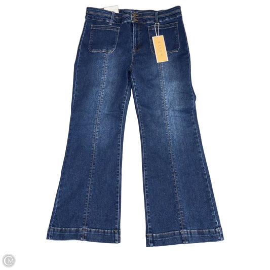 Jeans Wide Leg By Risen In Blue Denim, Size: 3x