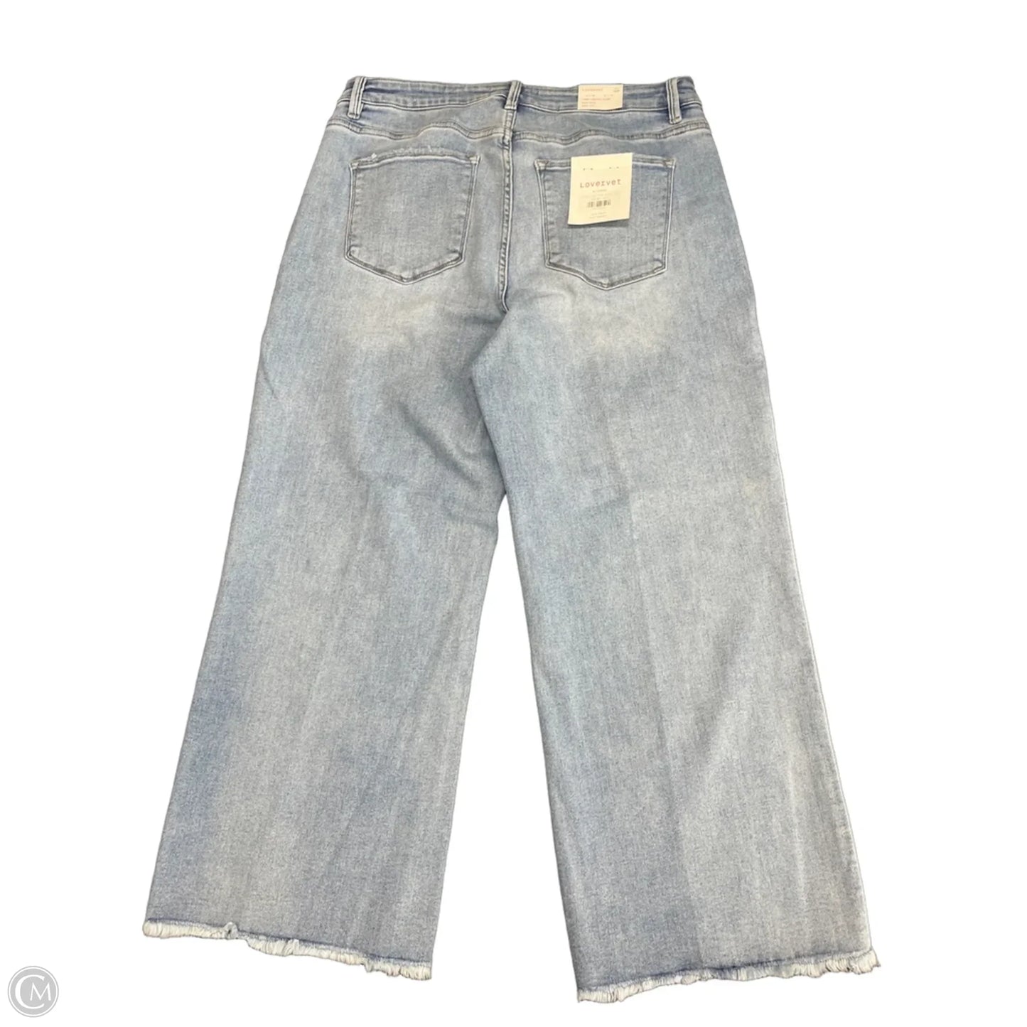 Jeans Wide Leg By Vervet In Blue Denim, Size: 18