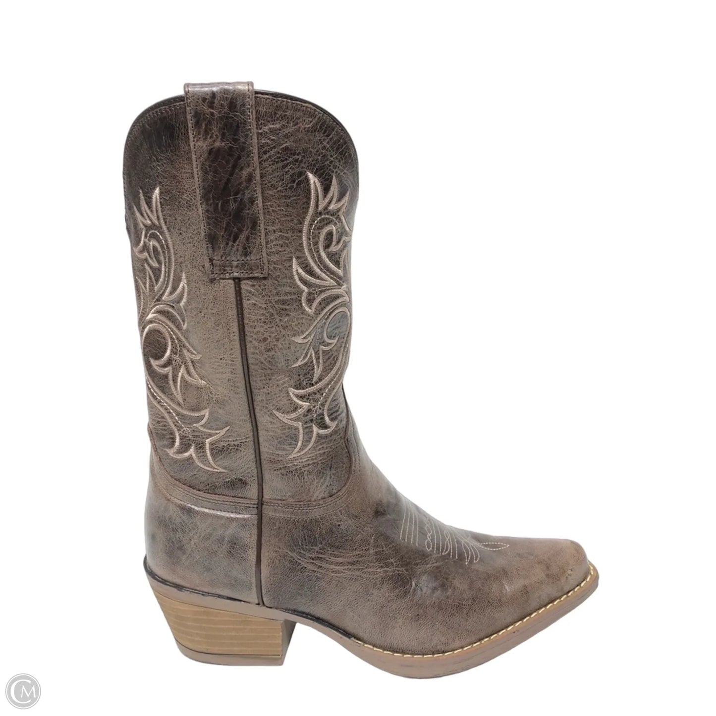 Boots Western By Clothes Mentor In Brown, Size: 9