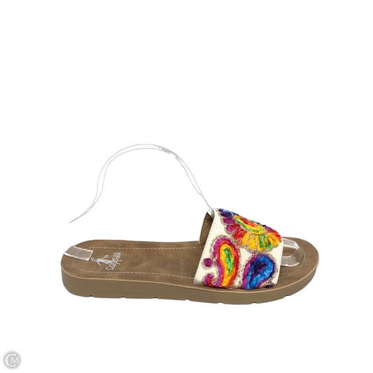 Sandals Flats By Corkys In Multi-colored, Size: 9