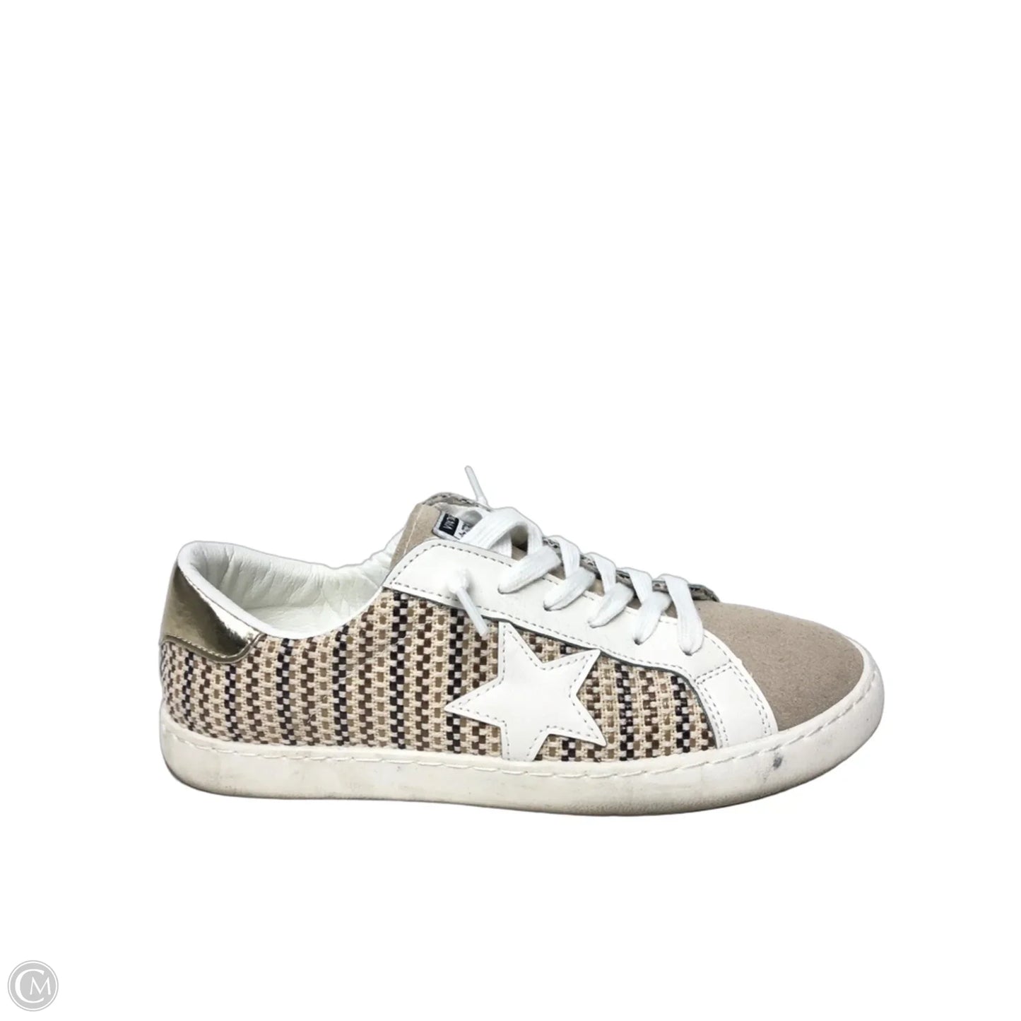Shoes Sneakers By Vintage Havana In Brown & Cream, Size: 9