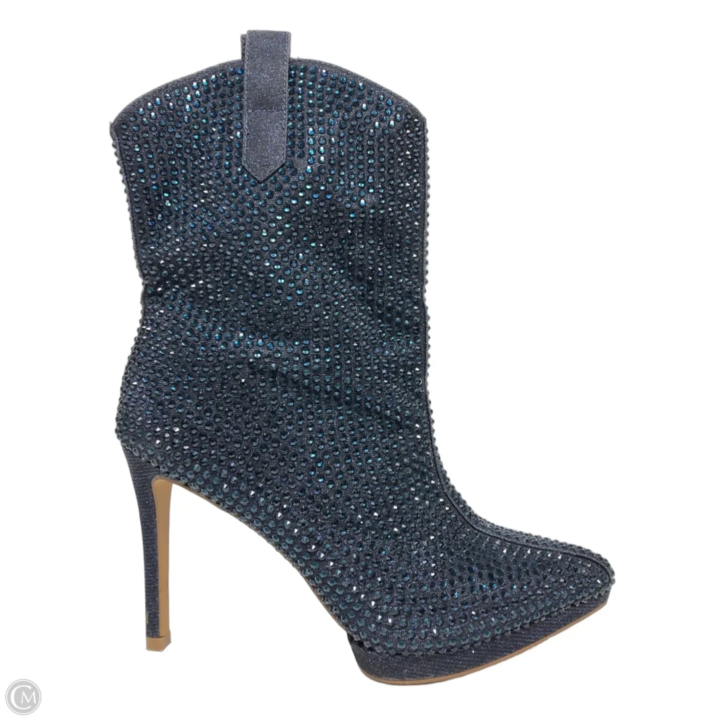 Boots Ankle Heels By Jessica Simpson In Navy, Size: 8.5