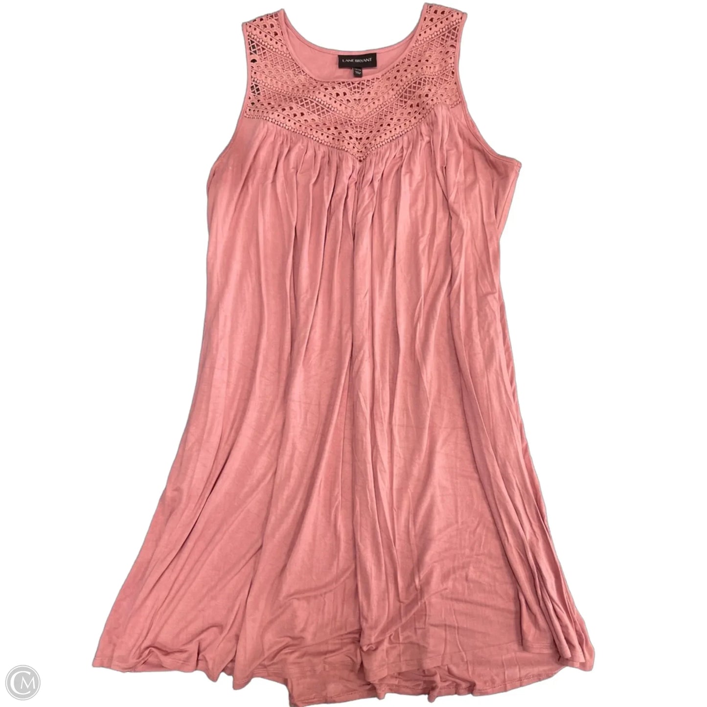 Dress Casual Short By Lane Bryant In Pink, Size: 16