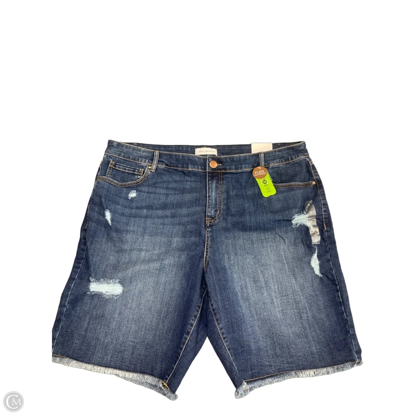 Shorts By Lane Bryant In Blue Denim, Size: 18