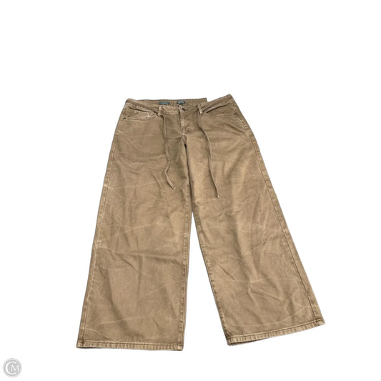 Jeans Wide Leg By Wild Fable In Brown, Size: 16