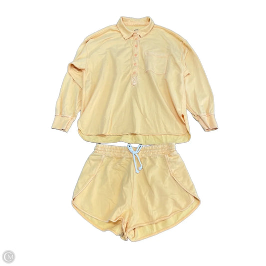 Shorts Set By Aerie In Yellow, Size: S