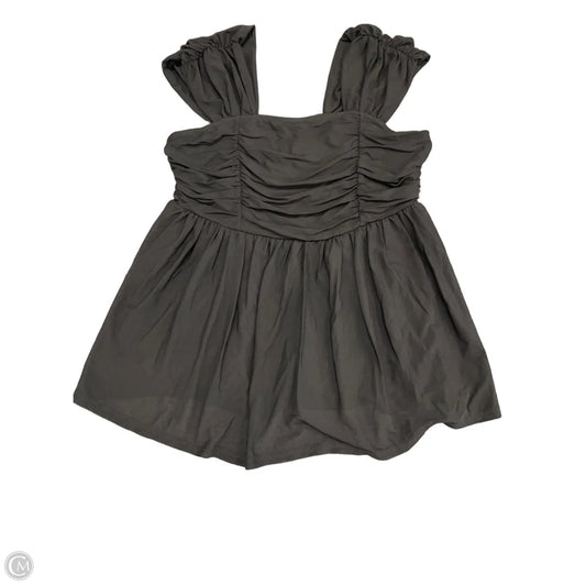 Blouse Sleeveless By Torrid In Black, Size: M