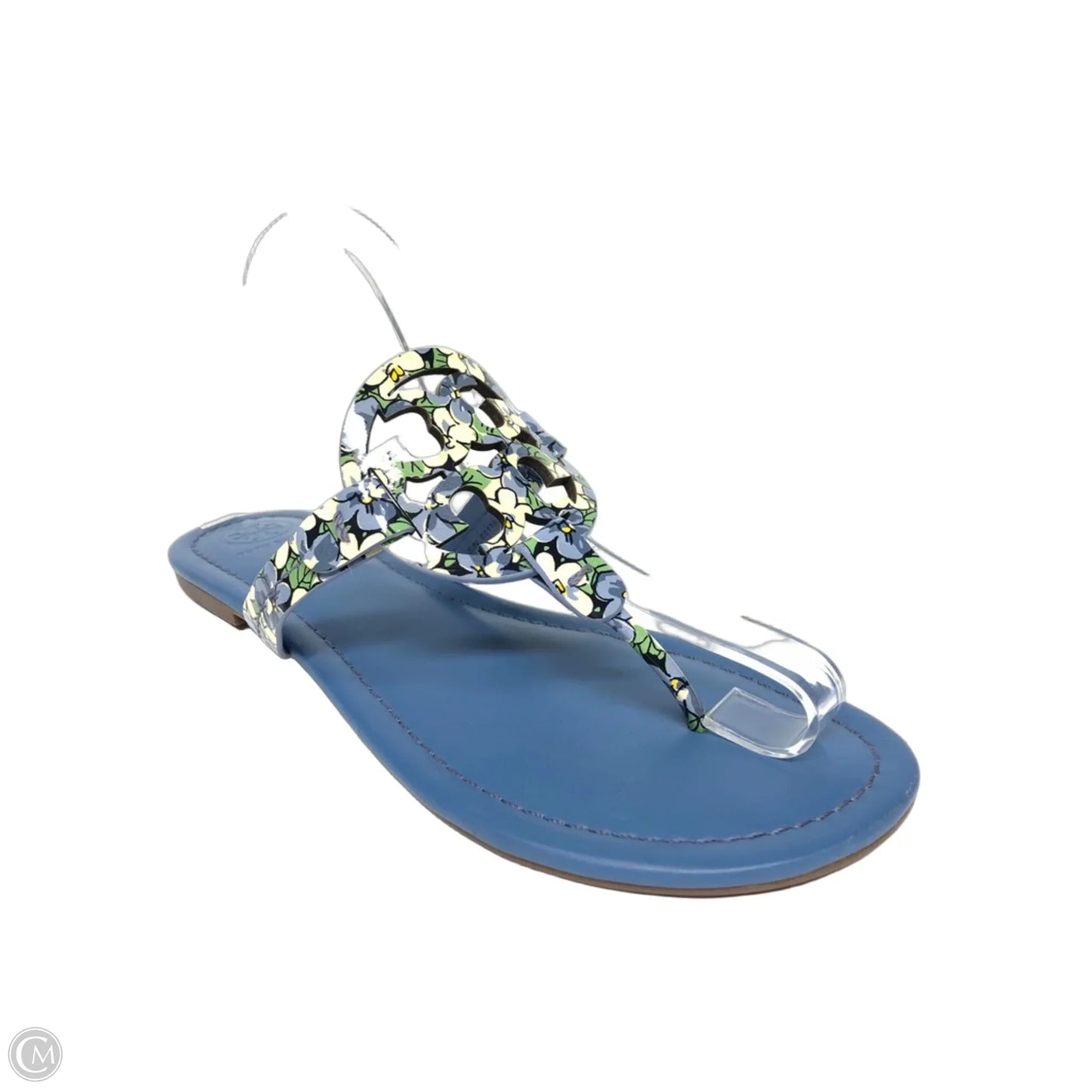 Sandals Designer By Tory Burch In Blue, Size: 8