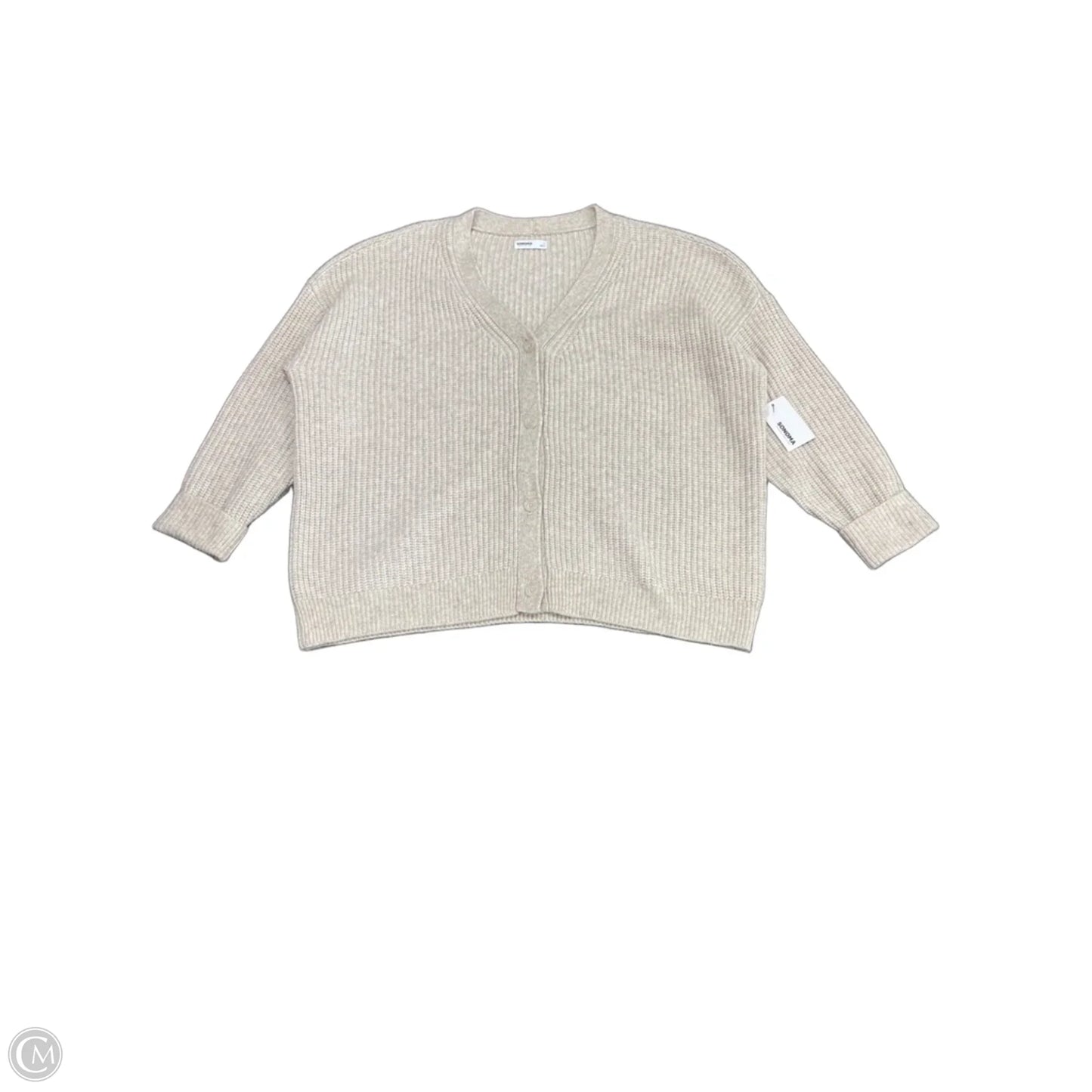 Sweater Cardigan By Sonoma In Beige, Size: L