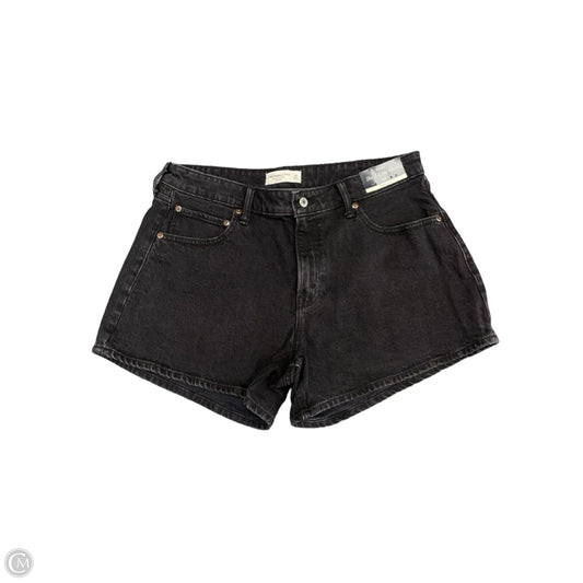 Shorts By Abercrombie And Fitch In Black Denim, Size: 14