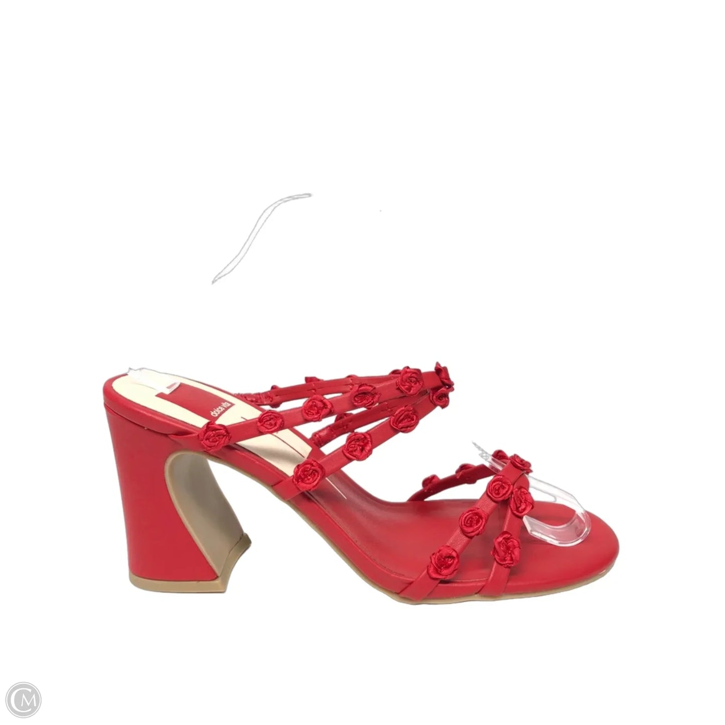 Sandals Heels Block By Dolce Vita In Red, Size: 9.5