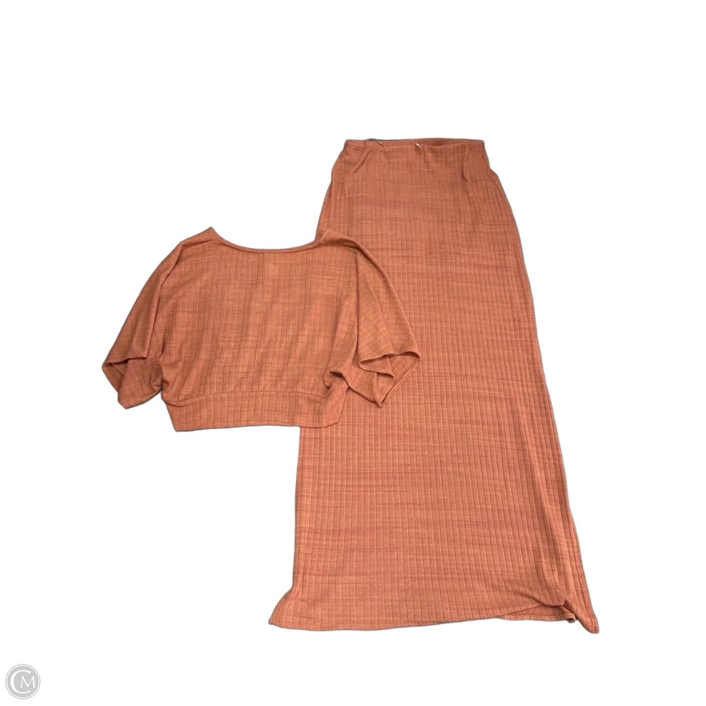 Skirt Set 2pc By Free People In Orange, Size: M
