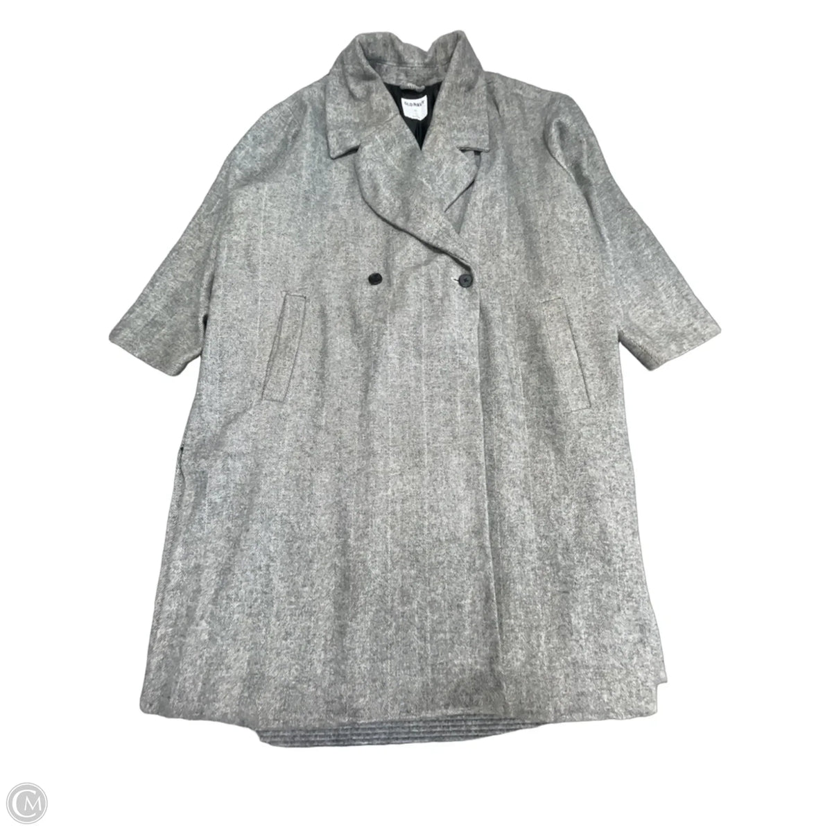 Coat Peacoat By Old Navy In Grey, Size: 3x