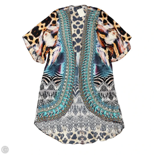 Kimono By Clothes Mentor In Multi-colored, Size: Osfm