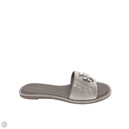 Sandals Designer By Tory Burch In Taupe, Size: 8.5