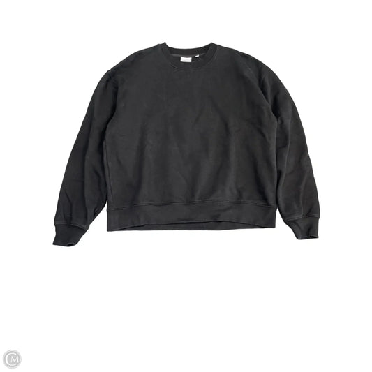 Sweatshirt Crewneck By Aritzia In Black, Size: L