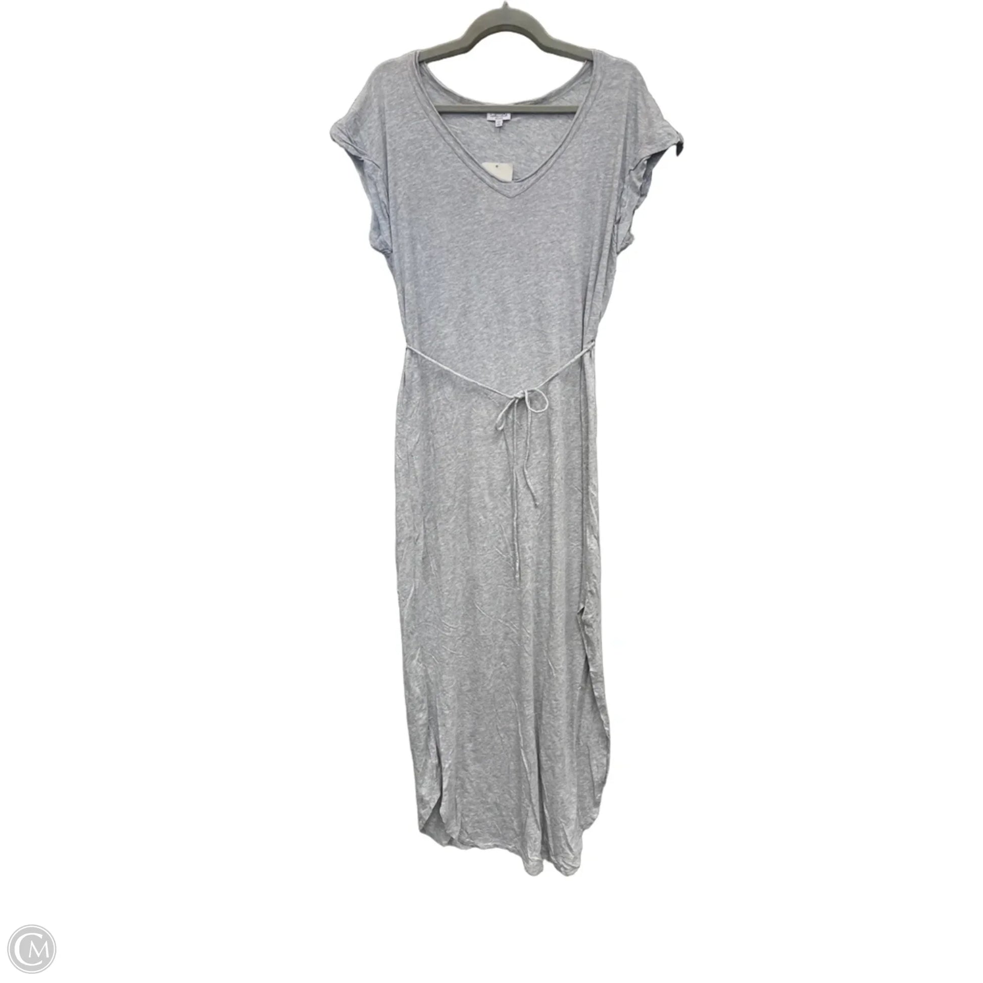grey maxi dress casual Relaxed-Fit Grey Maxi Dress S/M