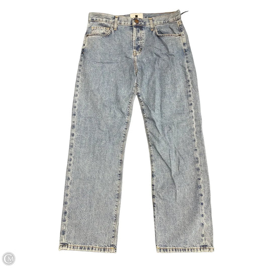 Jeans Straight By Current/elliott In Blue Denim, Size: 8