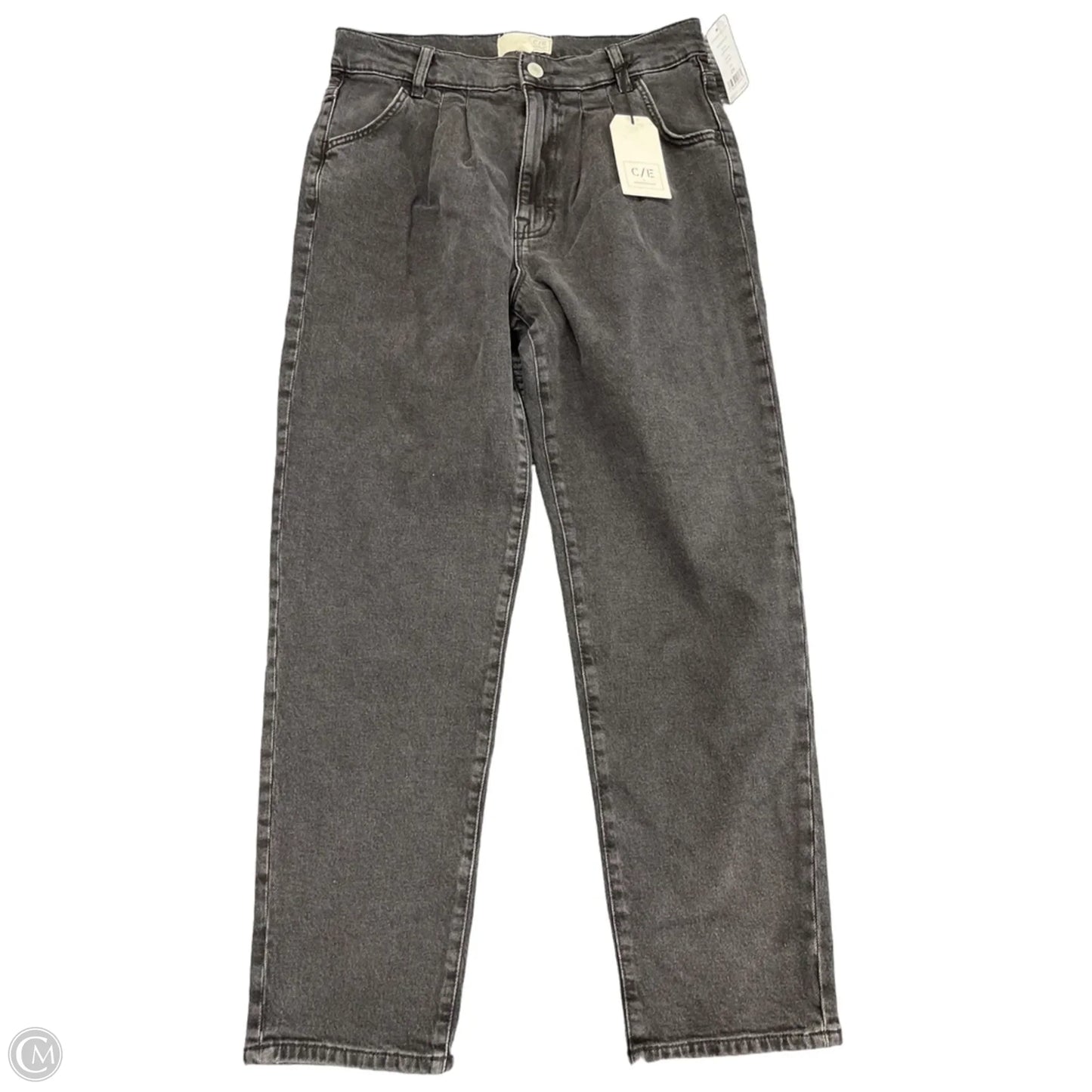 Jeans Straight By Current/elliott In Grey Denim, Size: 8