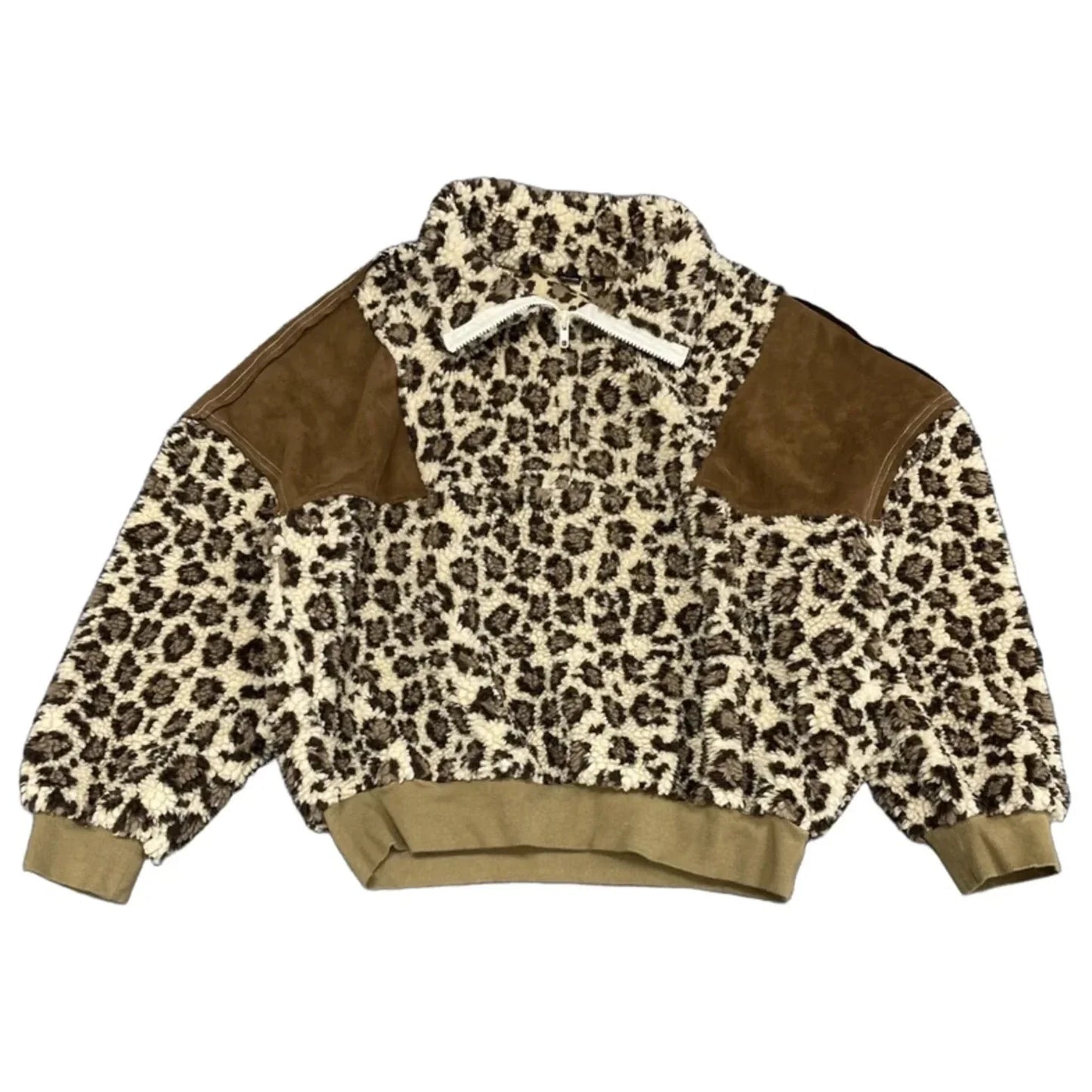 Jacket Fleece By Cmf In Animal Print, Size: S