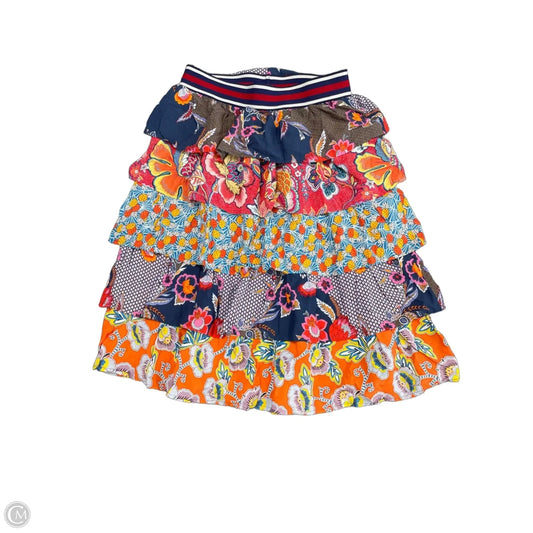Skirt Midi By Maeve In Multi-colored, Size: Xs