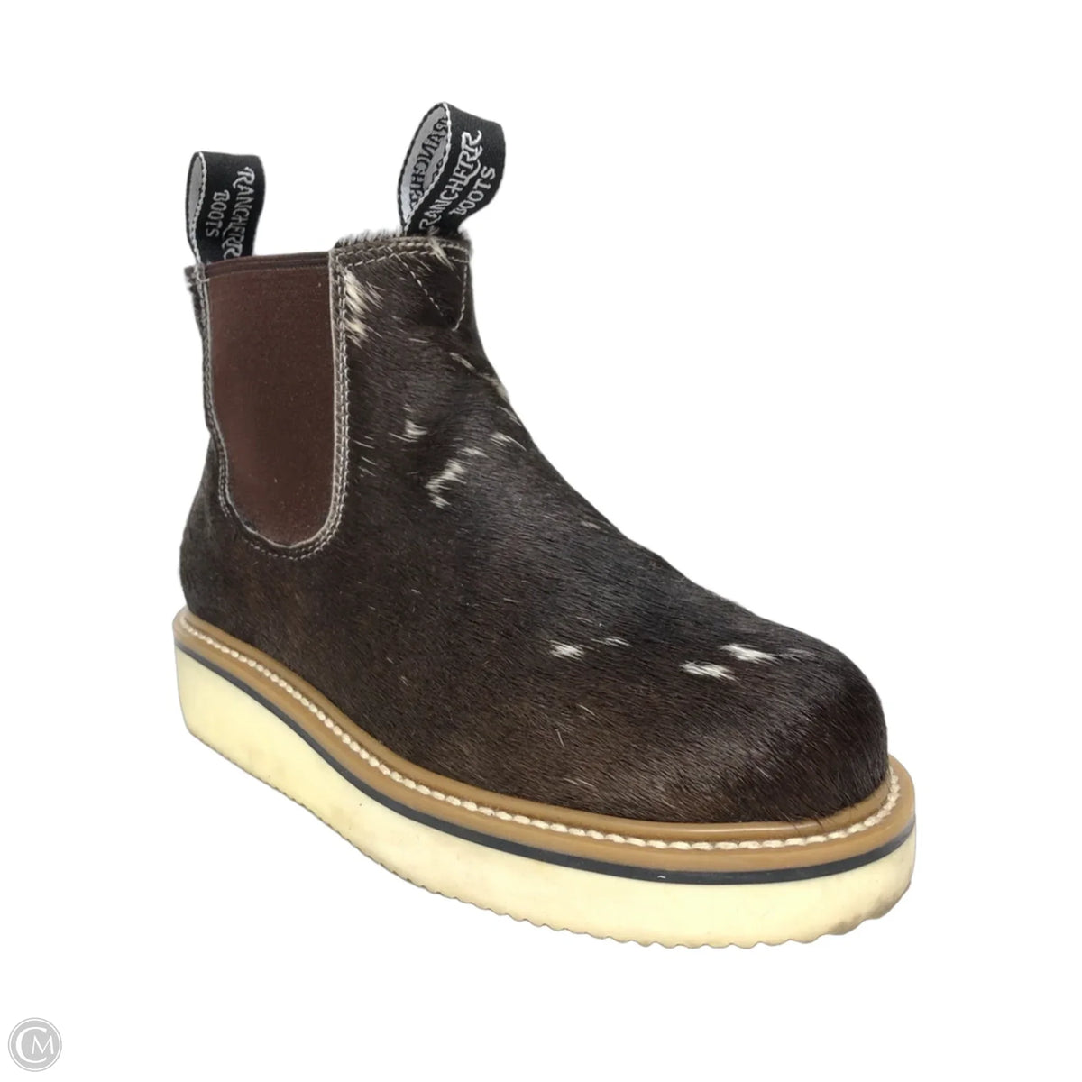 Boots Ankle Flats By Cmb In Brown, Size: 6.5