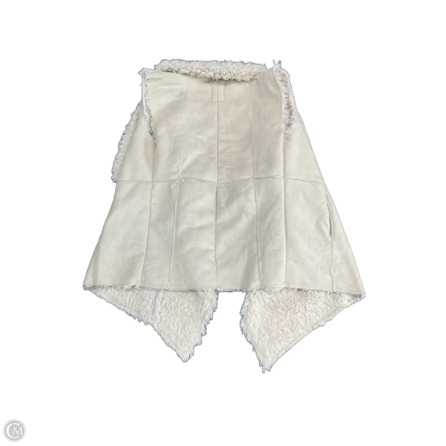 Vest Faux Fur & Sherpa By Me Jane In Beige, Size: Xs