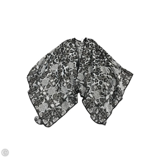 Shawl By Marc New York In Black & Grey, Size: Osfm