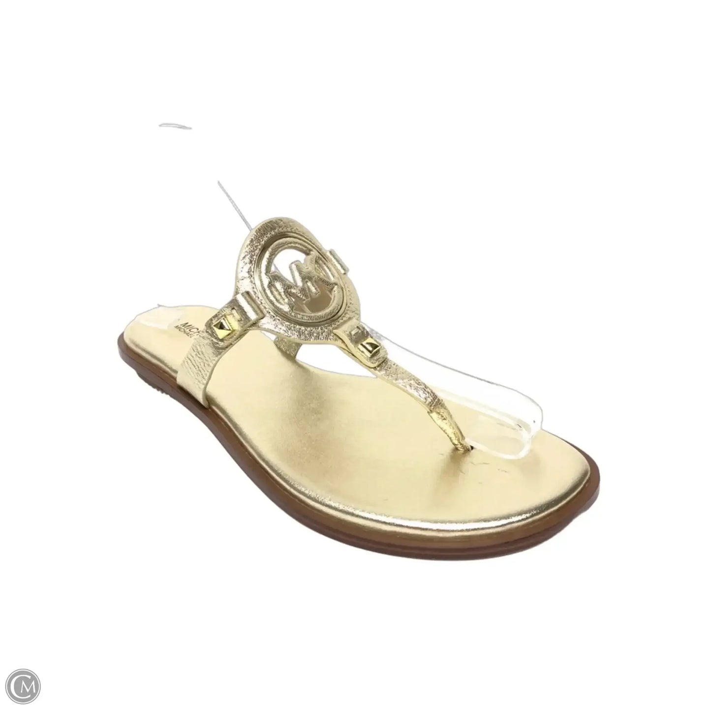 Sandals Flats By Michael By Michael Kors In Gold, Size: 9