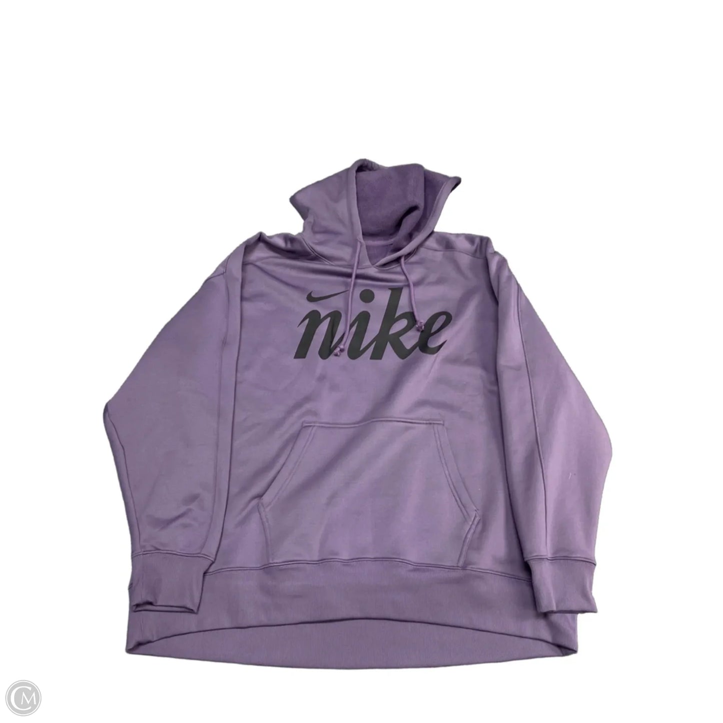 Sweatshirt Hoodie By Nike Apparel In Purple, Size: Xl