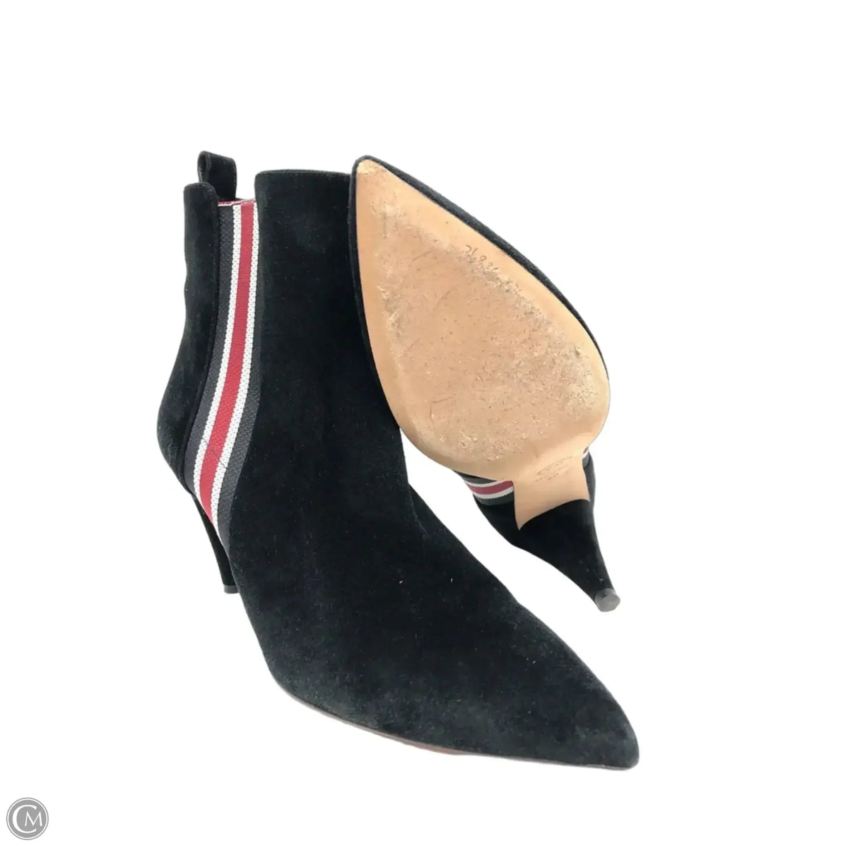 Boots Ankle Heels By Veronica Beard In Black, Size: 9.5