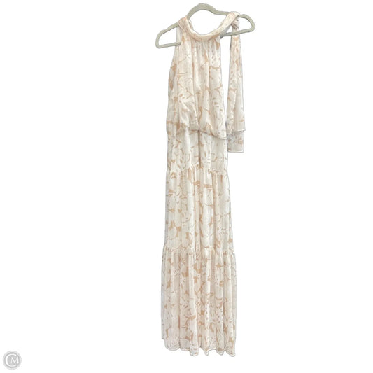 Dress Casual Maxi By Tommy Hilfiger In Brown & White, Size: 14
