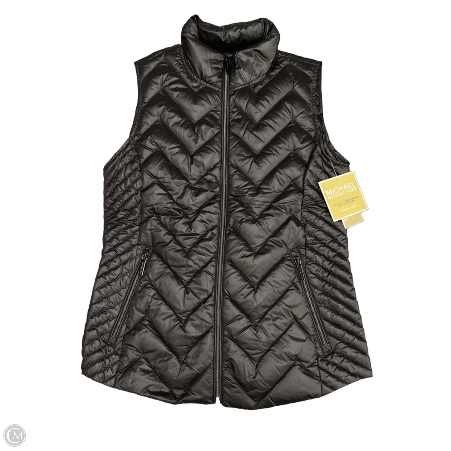 Vest Puffer & Quilted By Michael By Michael Kors In Black, Size: S
