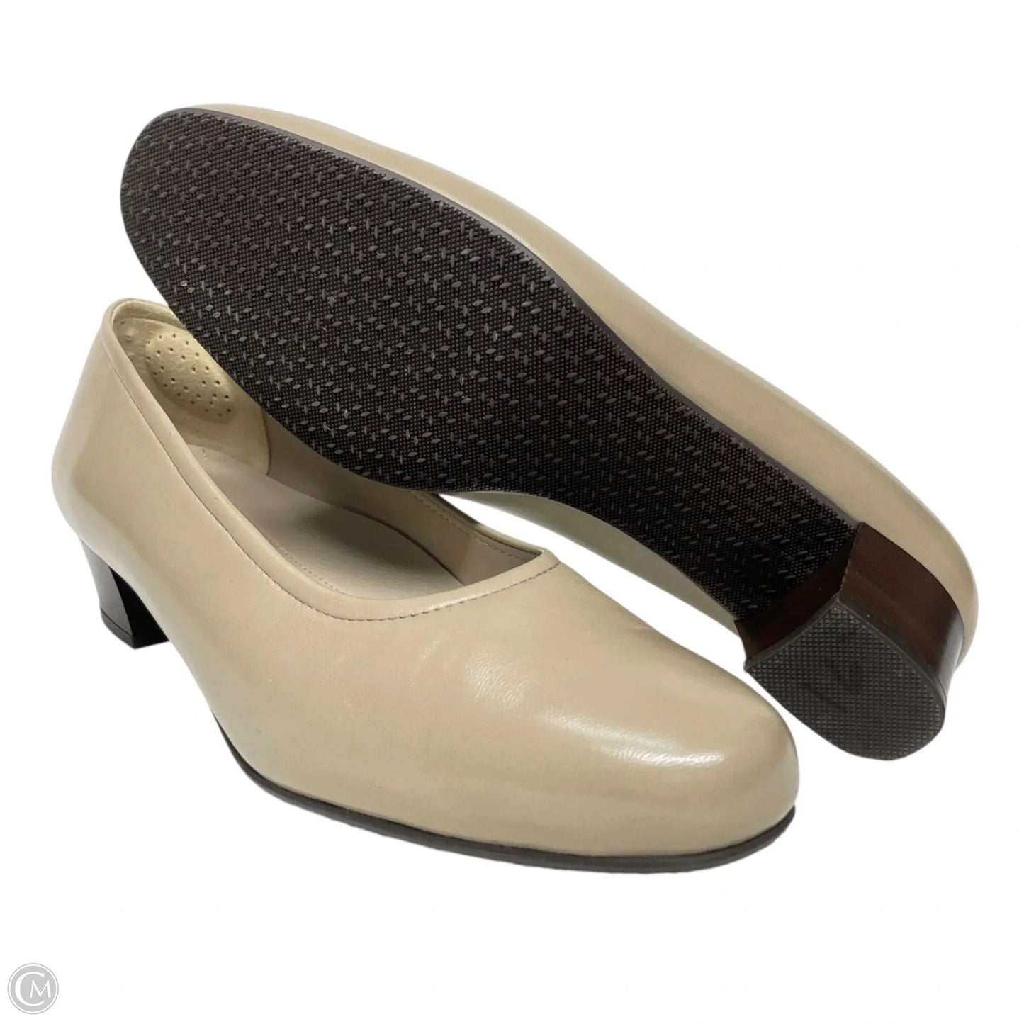 Shoes Heels Block By Sas In Taupe, Size: 10