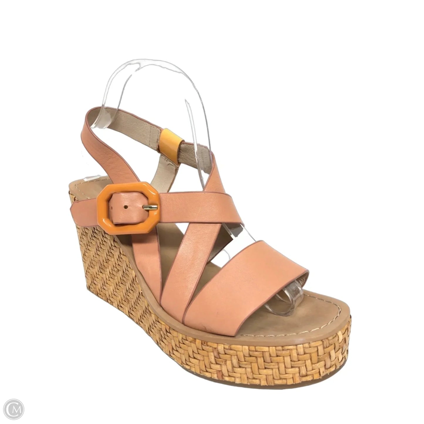 Sandals Heels Wedge By Louise Et Cie In Pink, Size: 9.5