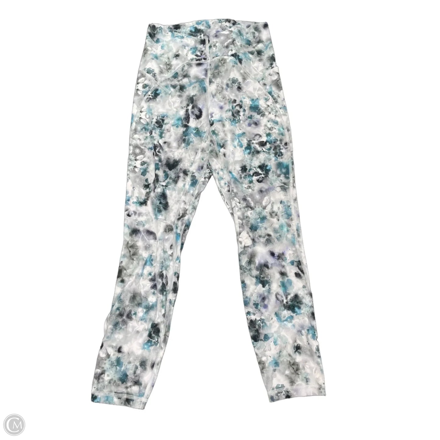 Athletic Leggings By Lululemon In Blue, Size: 8