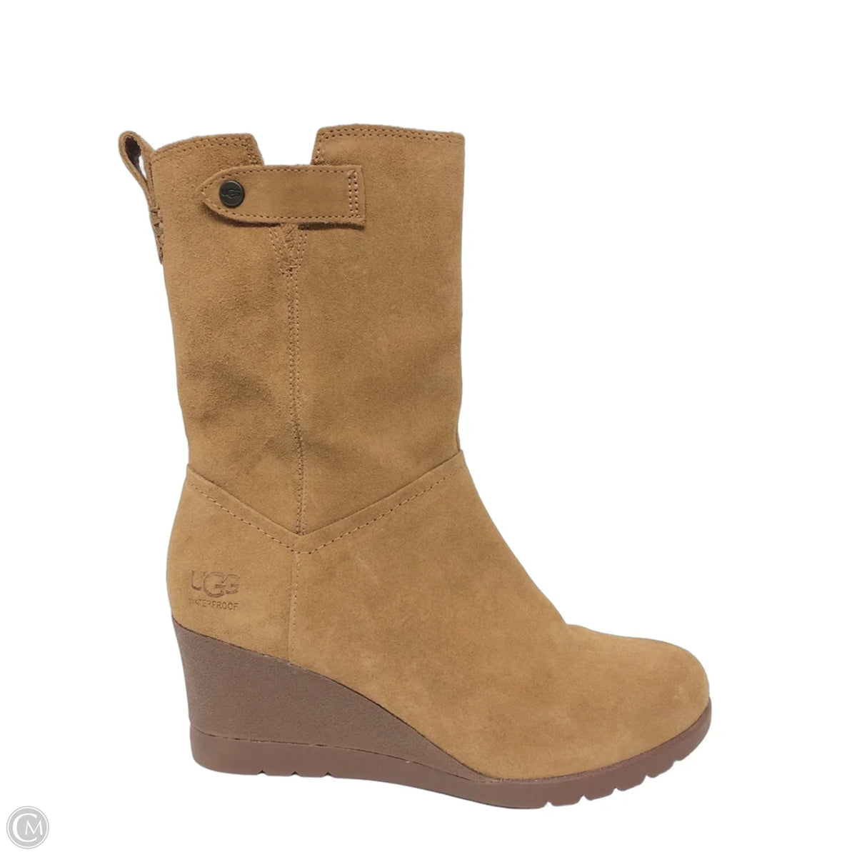 Boots Mid-calf Heels By Ugg In Tan, Size: 7