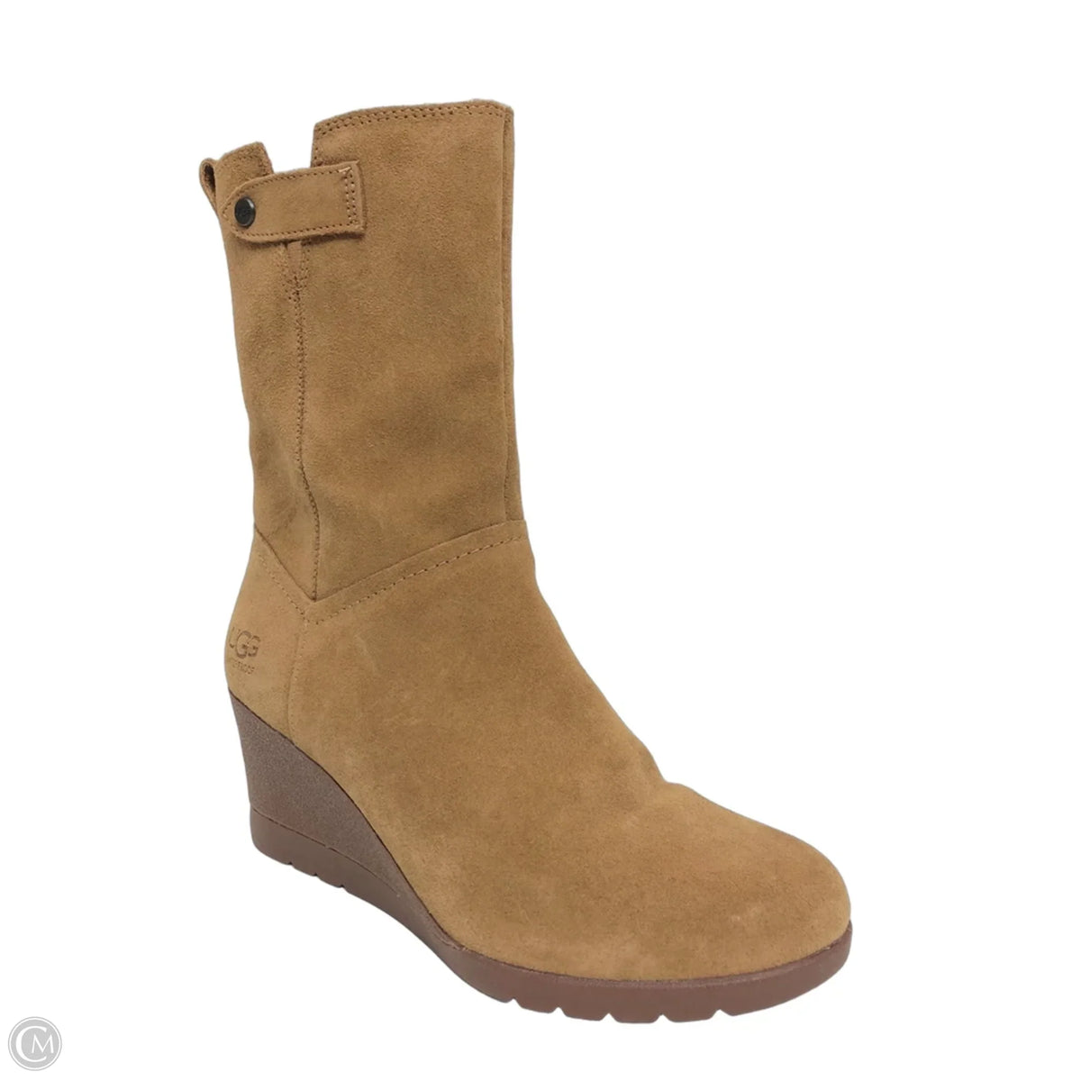 Boots Mid-calf Heels By Ugg In Tan, Size: 7