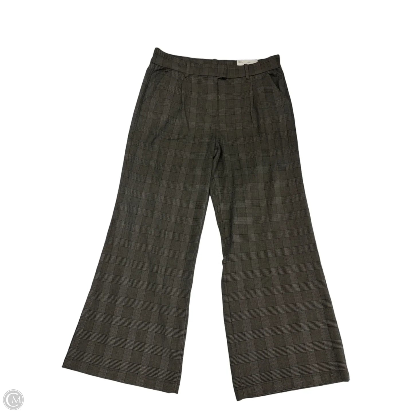Pants Wide Leg By American Eagle In Plaid Pattern, Size: 14