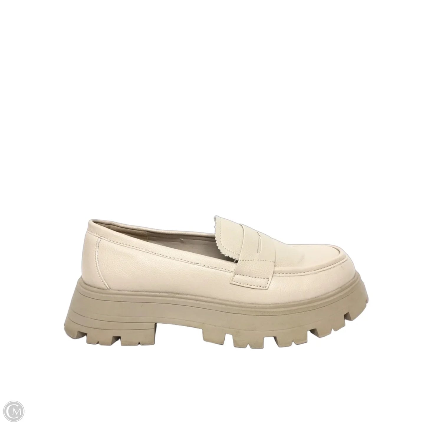 Shoes Heels Platform By Cme In Beige, Size: 7