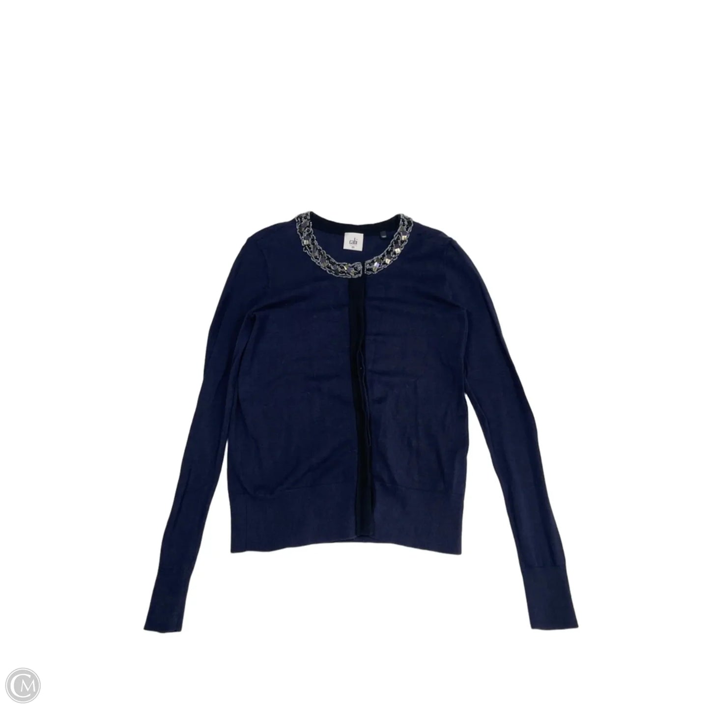 Cardigan By Cabi In Black & Blue, Size: Xs