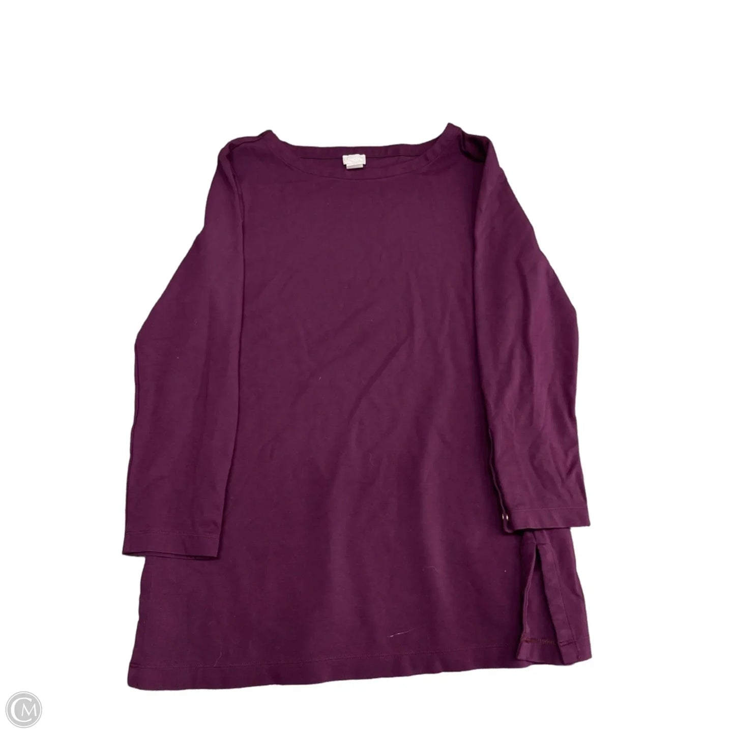 Top Long Sleeve By Chicos In Purple, Size: L