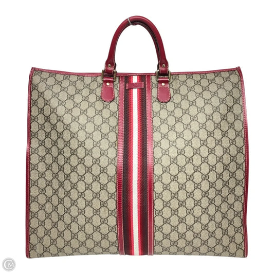 Tote Luxury Designer By Gucci, Size: Large