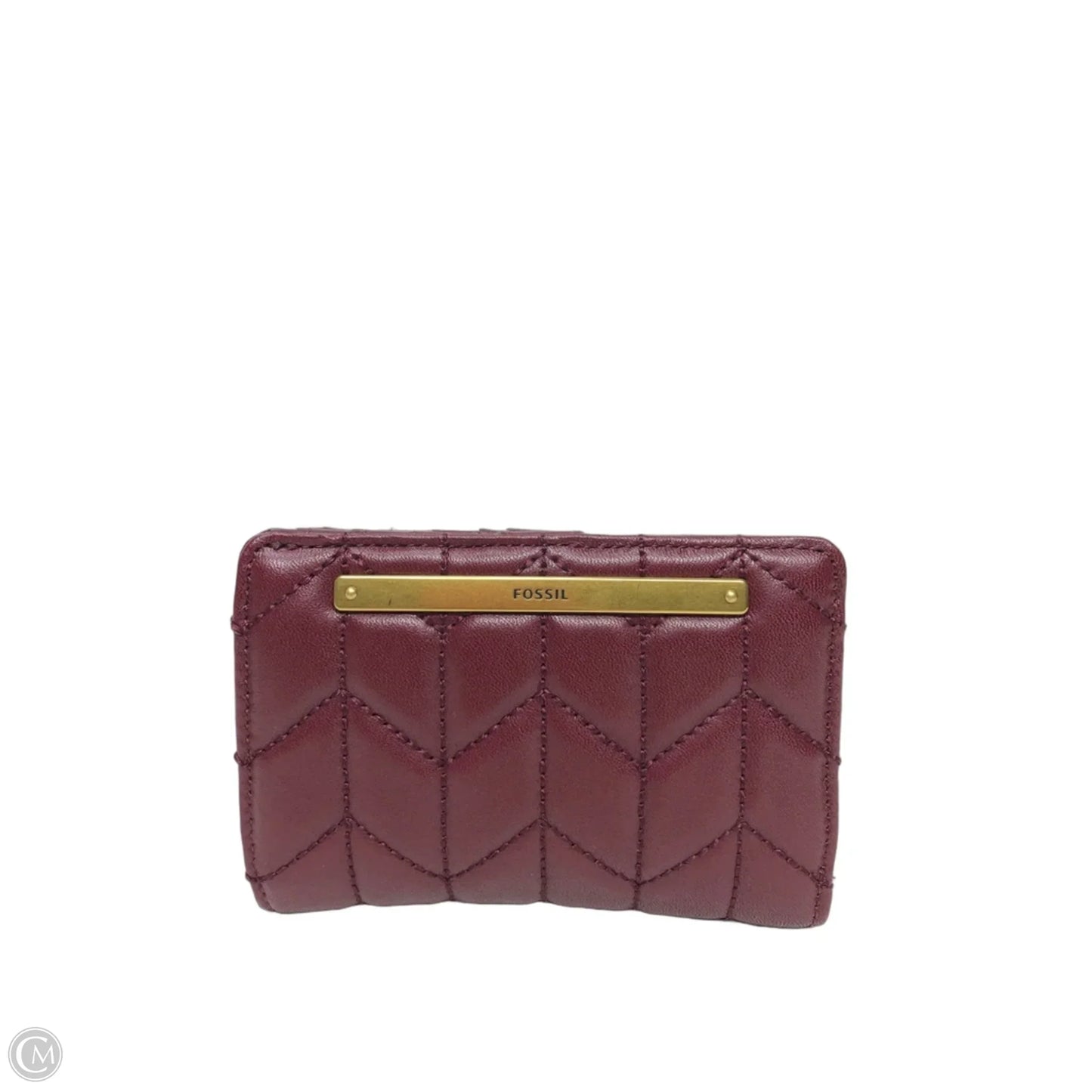 Wallet Leather By Fossil, Size: Small