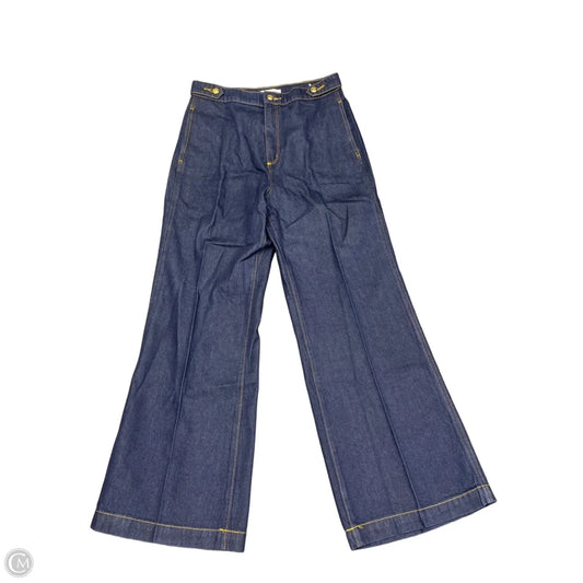 Jeans Wide Leg By Loft In Blue Denim, Size: 6