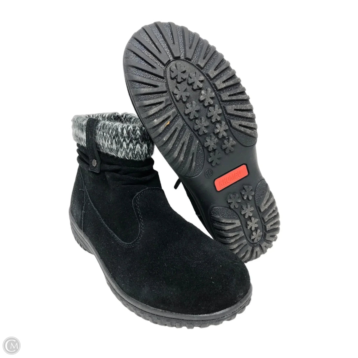 Boots Leather By Khombu In Black, Size: 10
